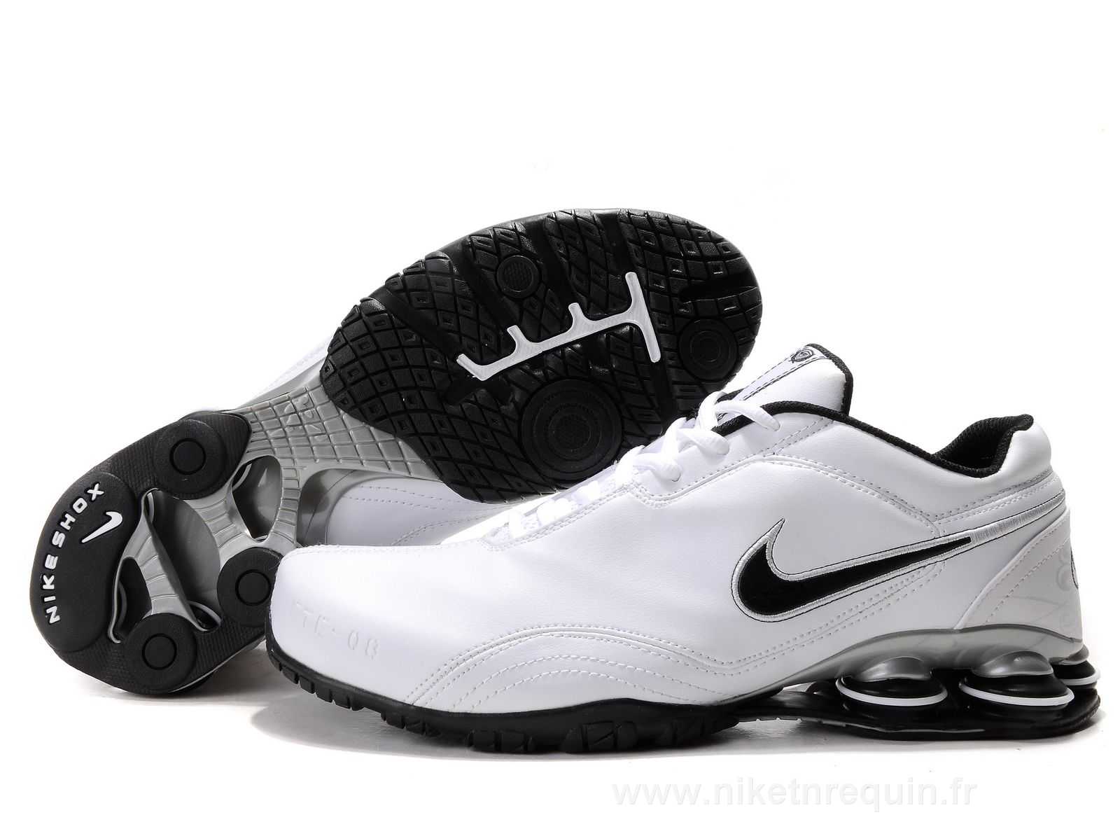 Blanc Et Noir Nike Shox R5